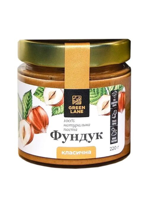 Фундуковая паста 220 г GREEN LANE (315351301)