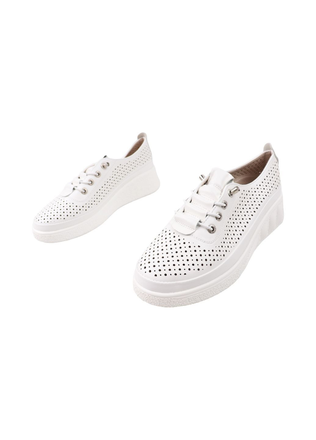 Білі кеди жіночі білі на платформі Fashion 202-25LTSP