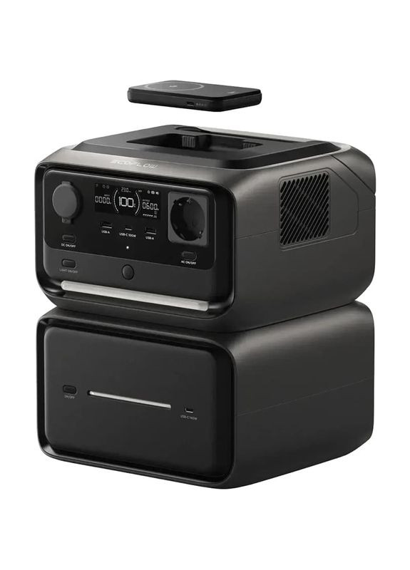 Зарядна станція RIVER 3 Max Plus Wireless (EFRIVER3MP-Wireless-EU-CBOX) EcoFlow (370033629)