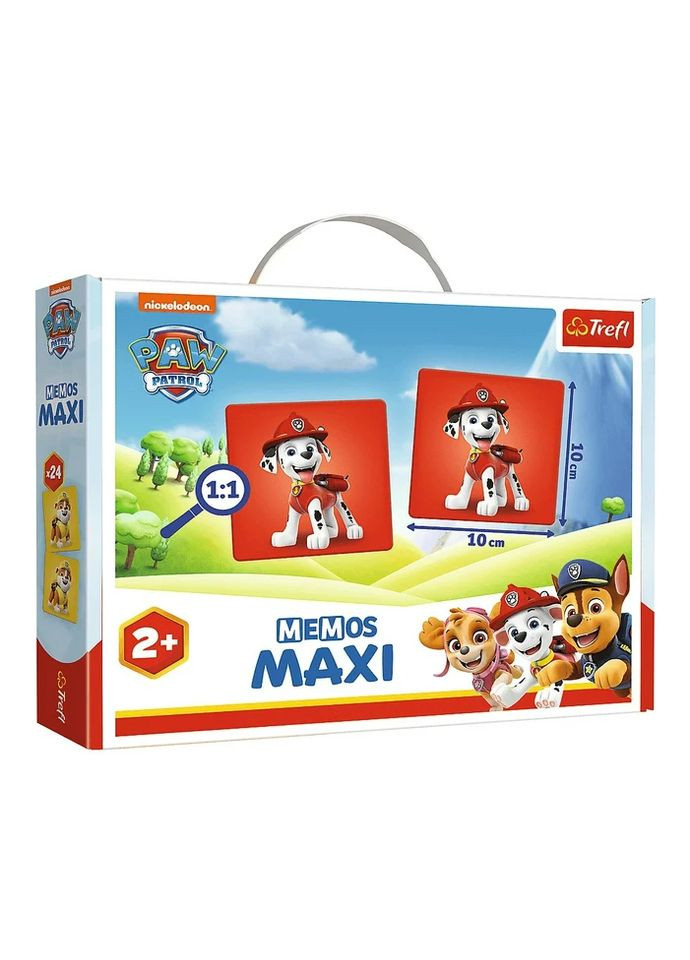 Настольная игра Мемос Макси. Щенячий патруль (24 карт) 02264 ( ) Trefl (328946698)