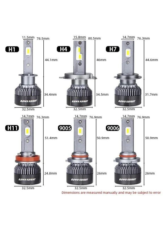 Автолампы K9C H8/H9/H11 4300K 65W с обманкой (Canbus), комплект 2 шт Dawn Knight (354224214)