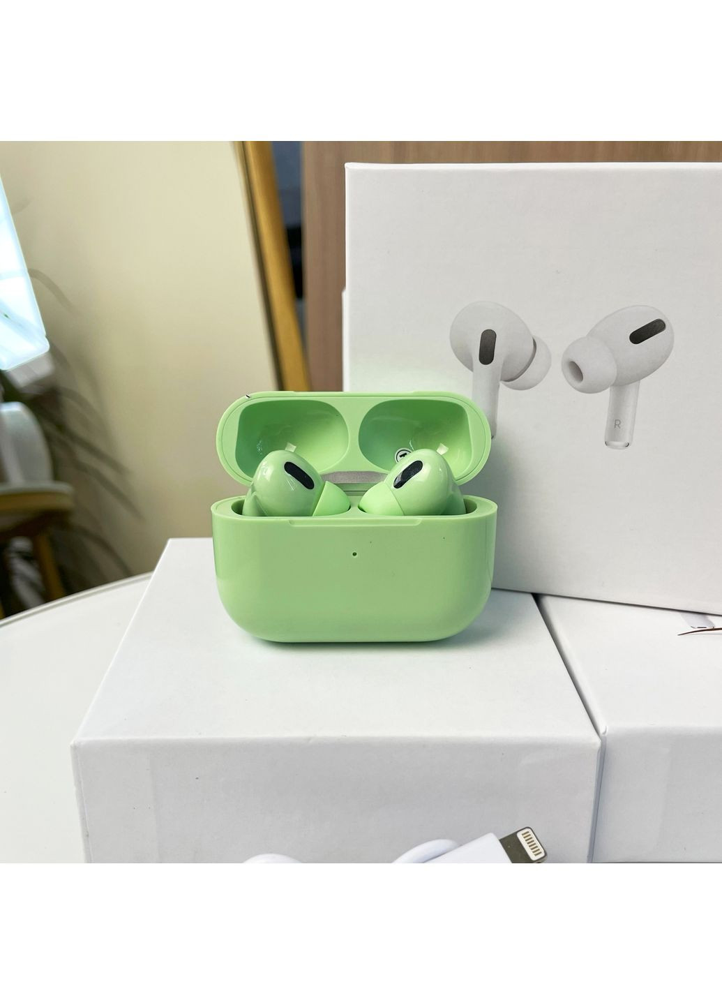 Бездротові навушники Air Bluetooth вакуумні навушники для смартфона та планшета TWS Pro (372460406)