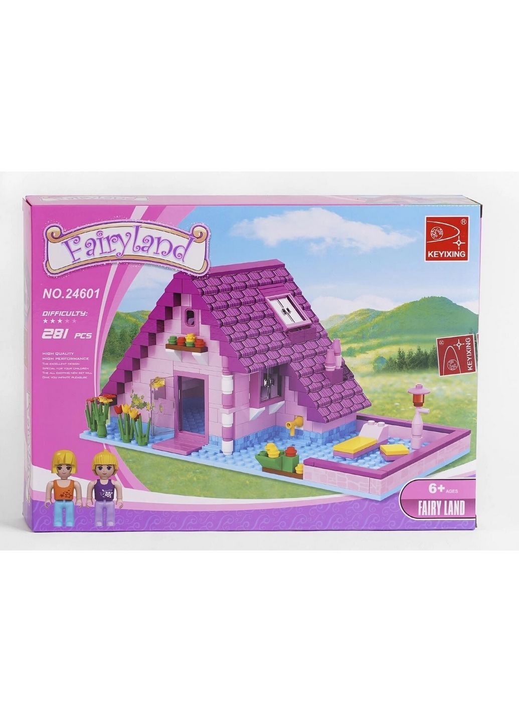 Конструктор "Fairyland" 281 деталь, домик Ausini (288187656)