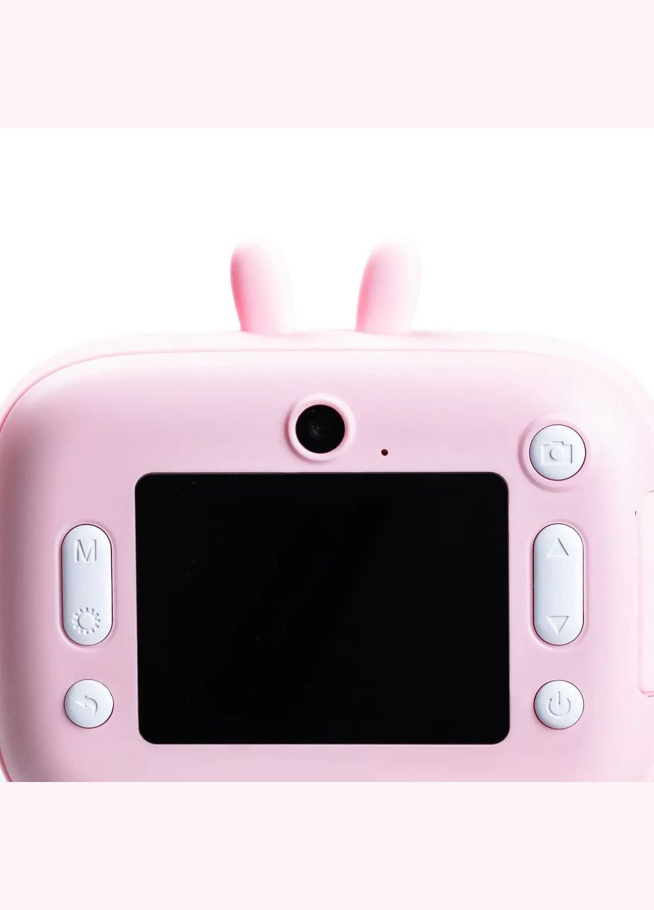 Детский цифровой фотоаппарат с моментальной печатью Print Camera с двойной камерой (розовый) No Brand (324266287)