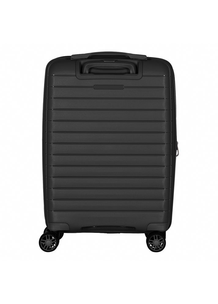 Валіза, Aero, поліпропілен, мала, 35/44 л, TSA, 4 колеса, EXP, чорна 2E (370621115)