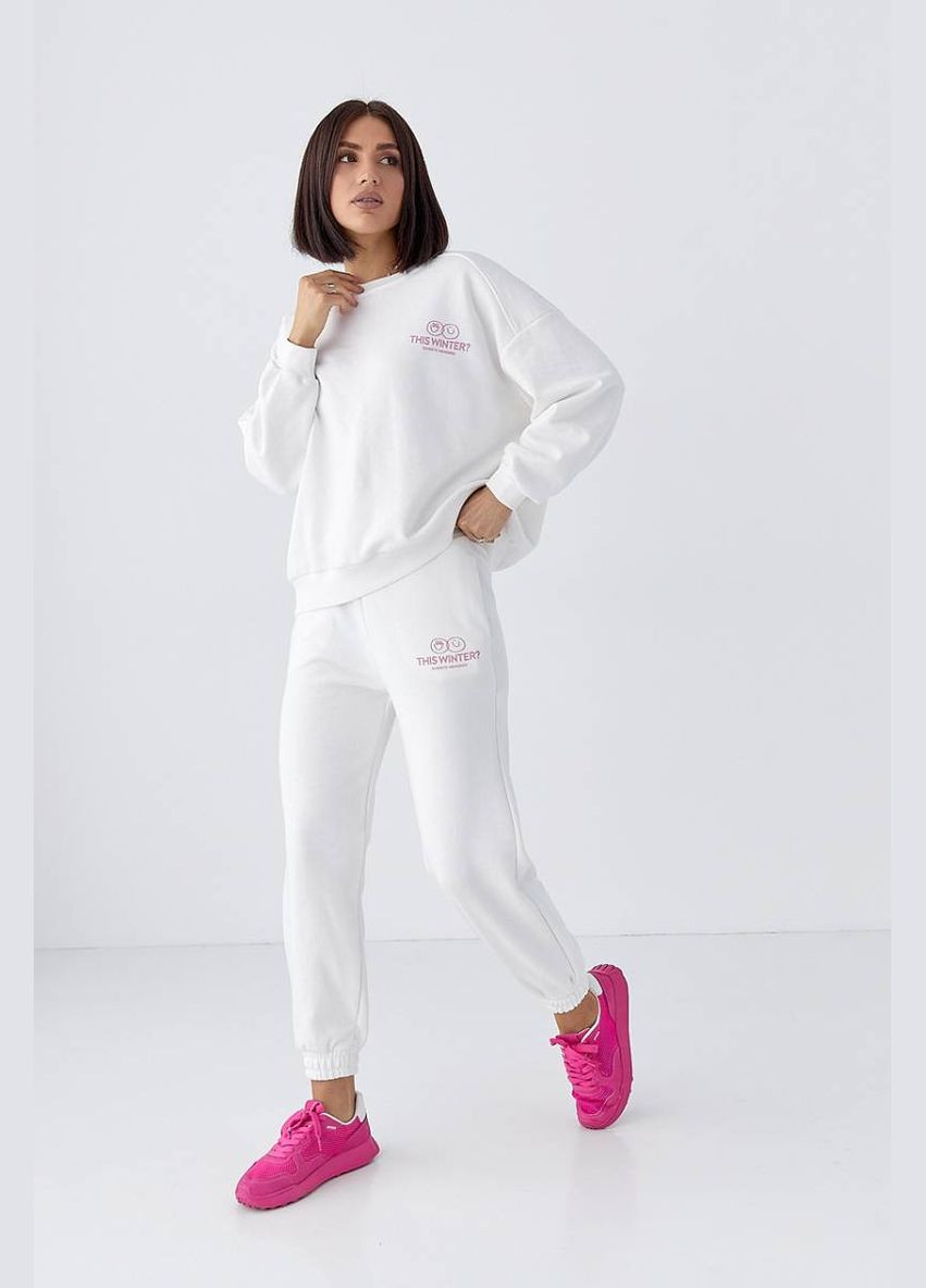 Женский спортивный костюм с джогерами и свитшотом Lurex Спортивный костюм (334016732)