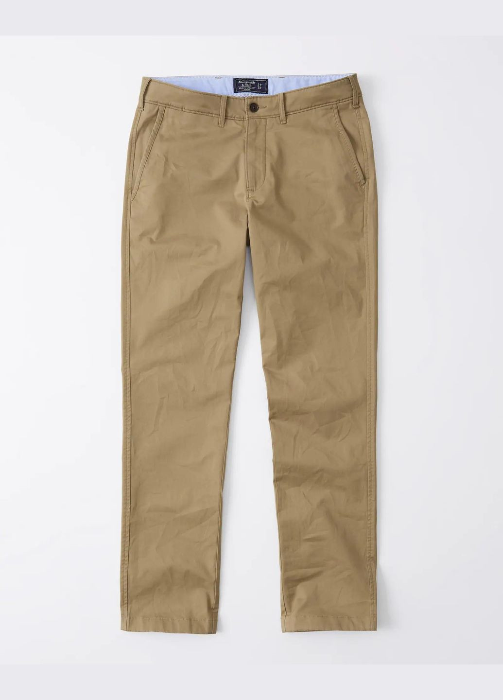 Коричневые демисезонные брюки Abercrombie & Fitch