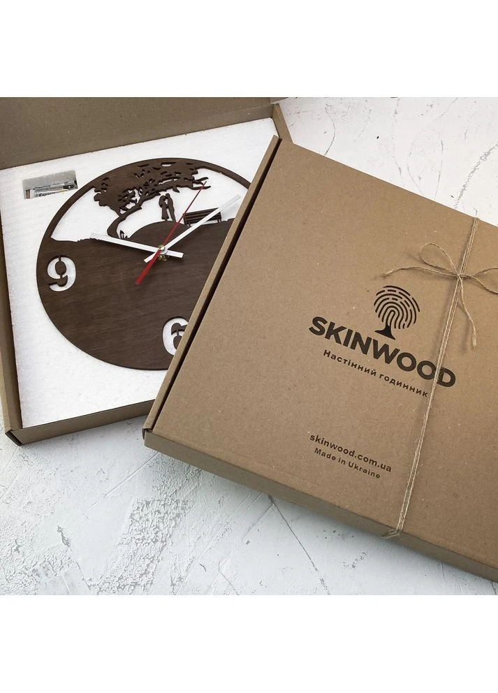 Настенные часы из дерева Love SkinWood (396757027)
