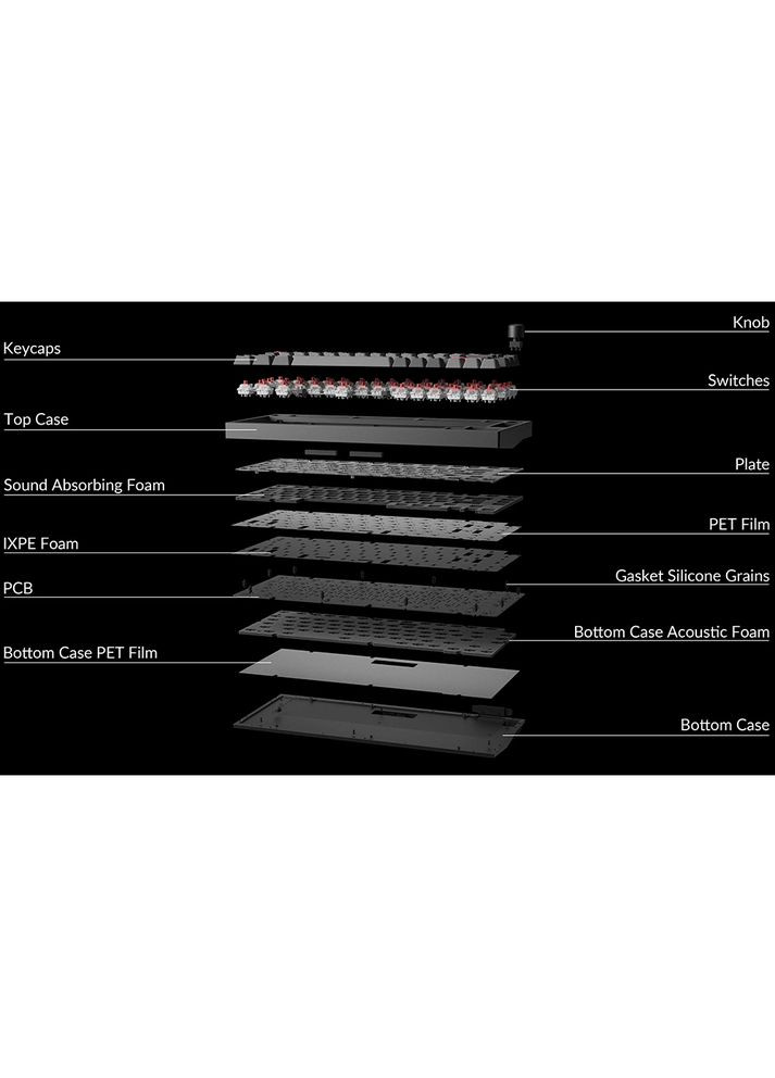 Клавіатура P1 Pro Space Silver (P1P-X1-UA) Lemokey (322938172)