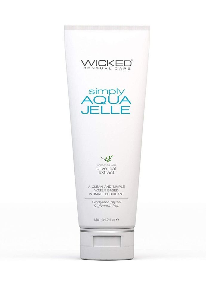 Лубрикант анальний Wicked Simply Aqua Jelle на водній основі, 120 мл Wicked Sensual Care (298936543)