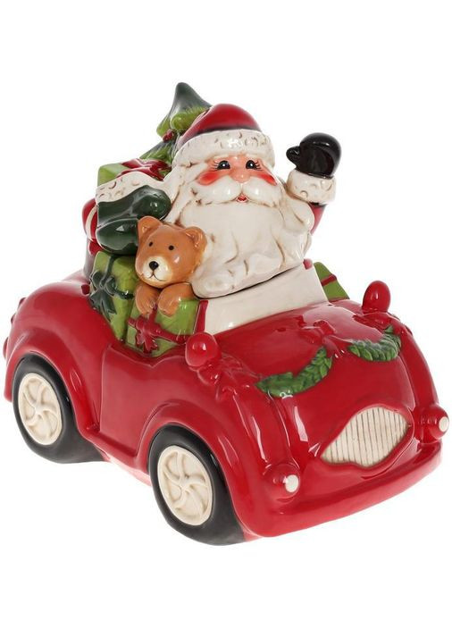 Банка керамическая для сладостей "Машина с Сантой" 4.5л Bona (365248224)