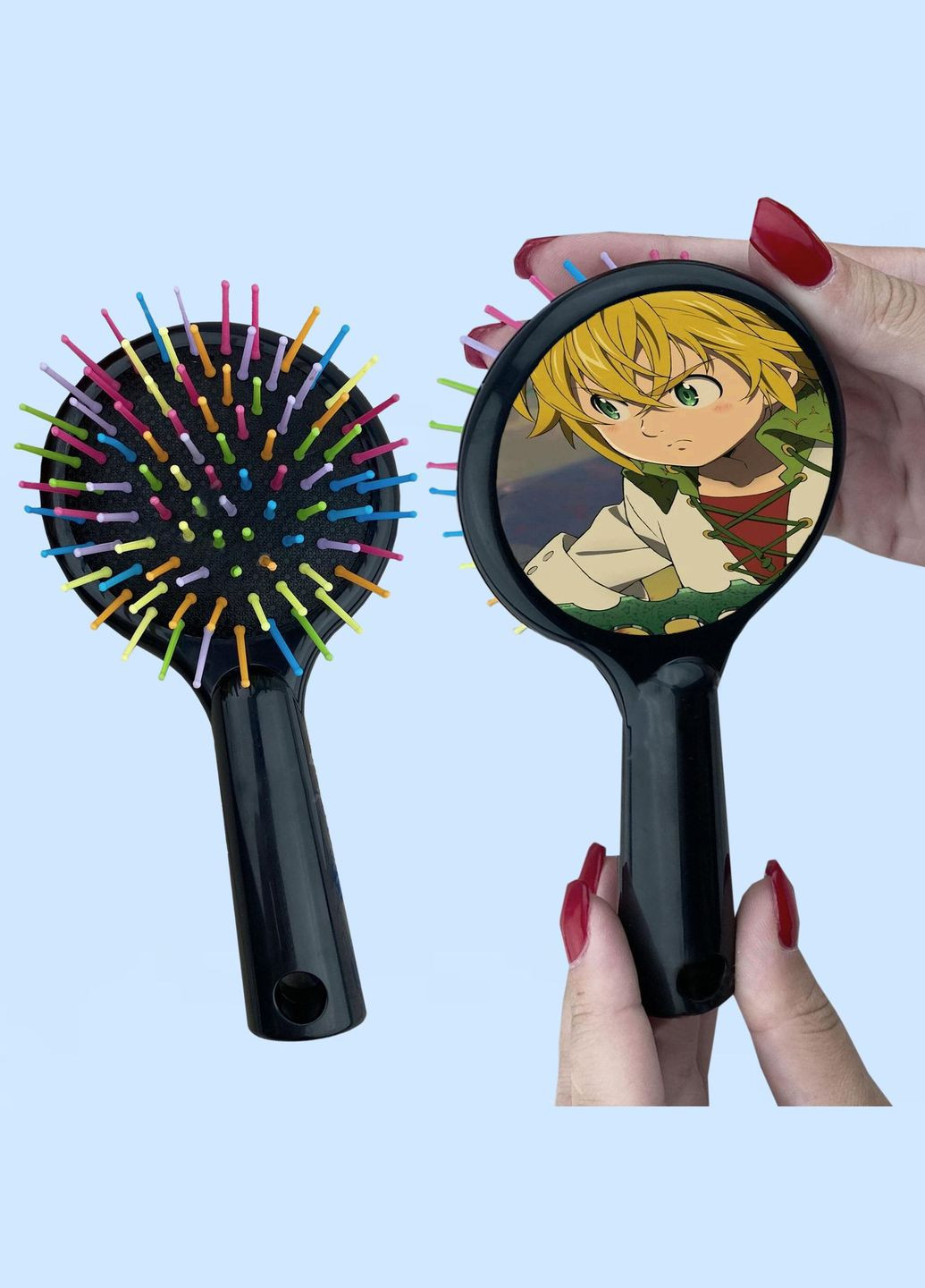 Расческа для волос Аниме Семь смертных грехов #0008 черный No Brand (315041975)