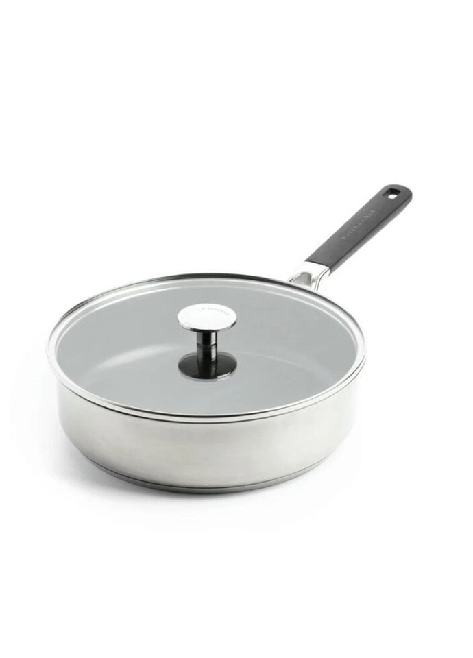 Сотейник со стеклянной крышкой CSS CC005704-001 26 см 3.6 л серебристый KitchenAid (335583502)
