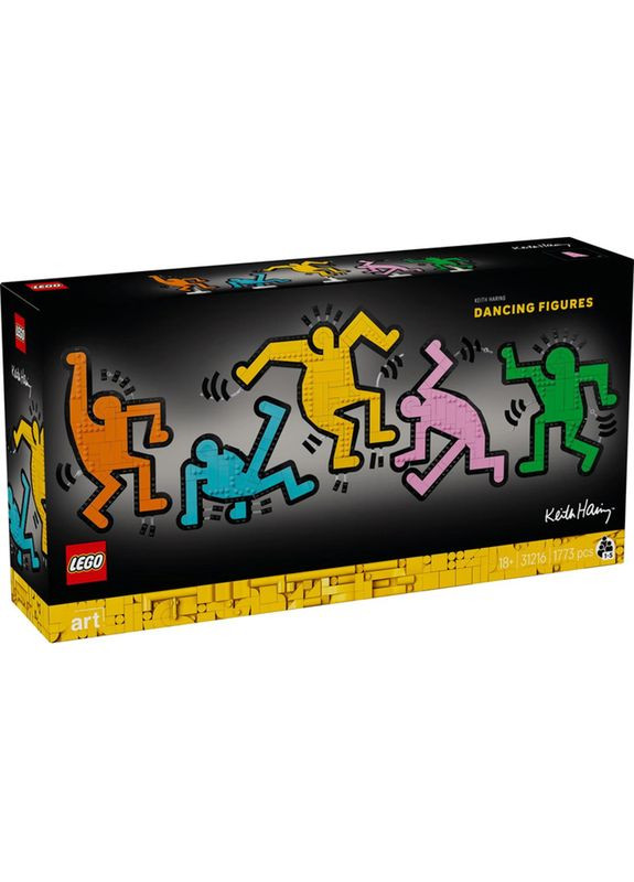 Конструктор ART Кот Харинг Танцы человечки 1773 детали (31216) Lego (334831716)