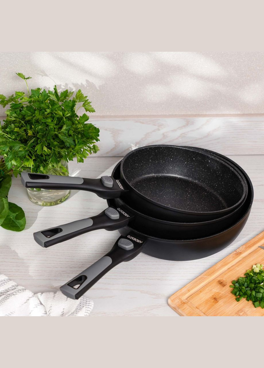 Глубокая сковорода 28 см со съёмной ручкой Deep Fry Ardesto (307501887)