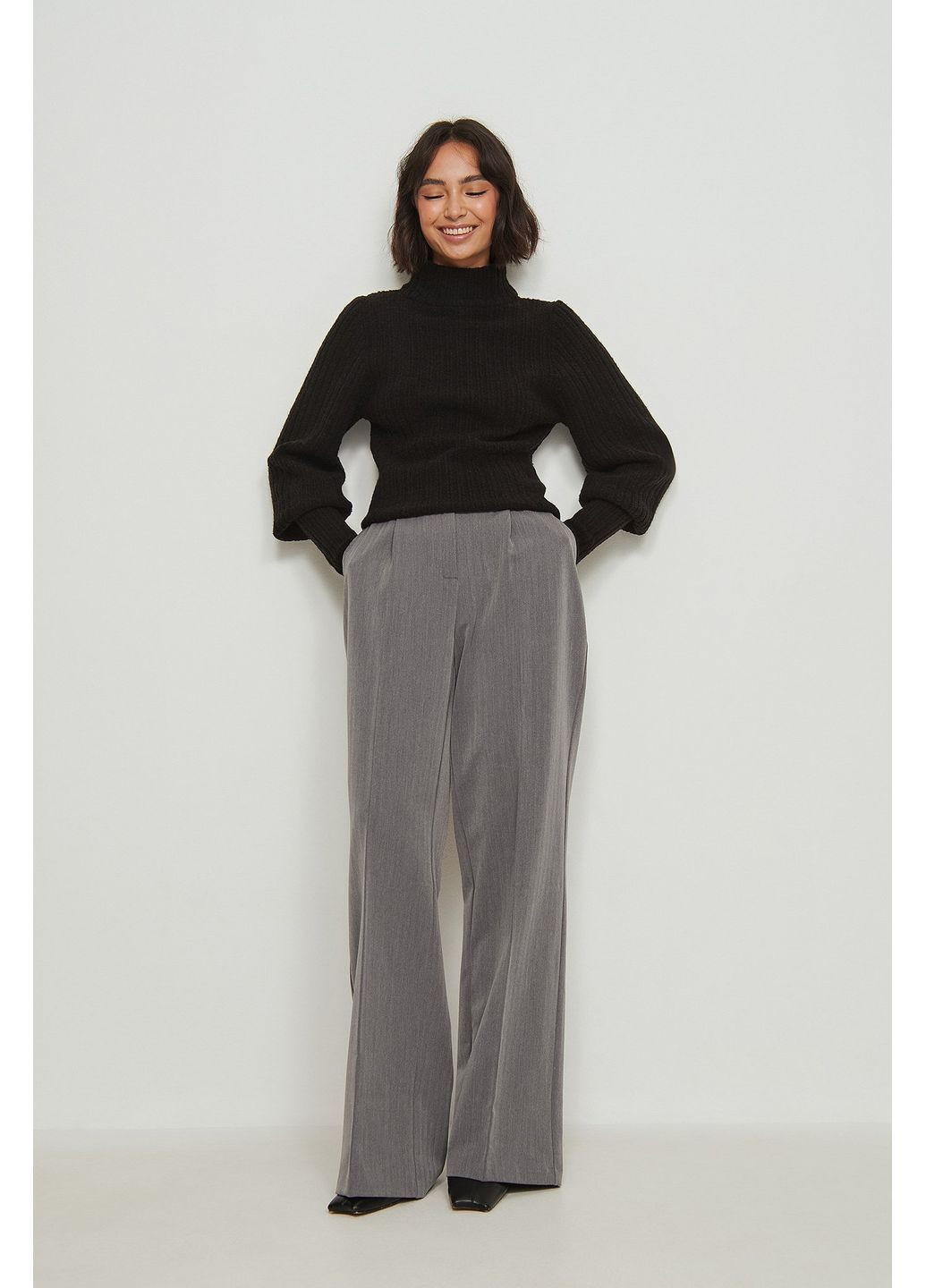 Чорний светр демісезон,чорний, NA-KD