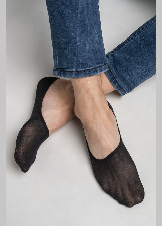 Чоловічі слідки з бавовни Legs 783 sneaker invisible cotton black (284283020)