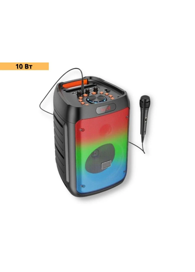 Портативна колонка BP10 валіза 10Вт, USB, SD, FM радіо, Bluetooth, 1 мікрофон, ДК (41917-BP10_3414) XPRO (393252768)
