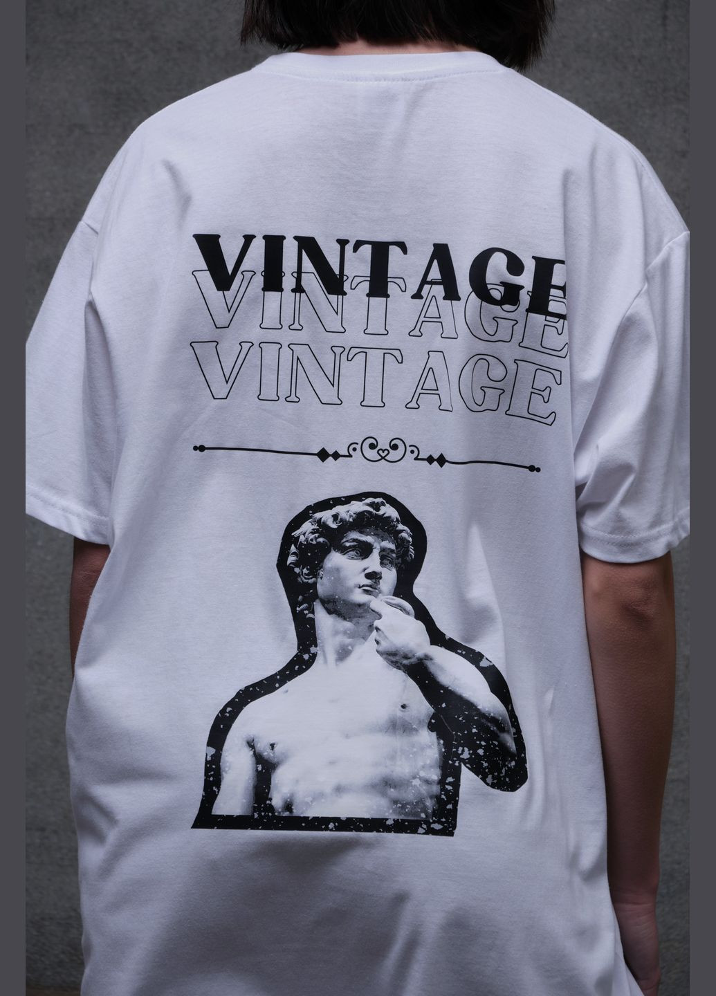 Оверсайз Футболка С Принтом Vintage Without - (292553259)