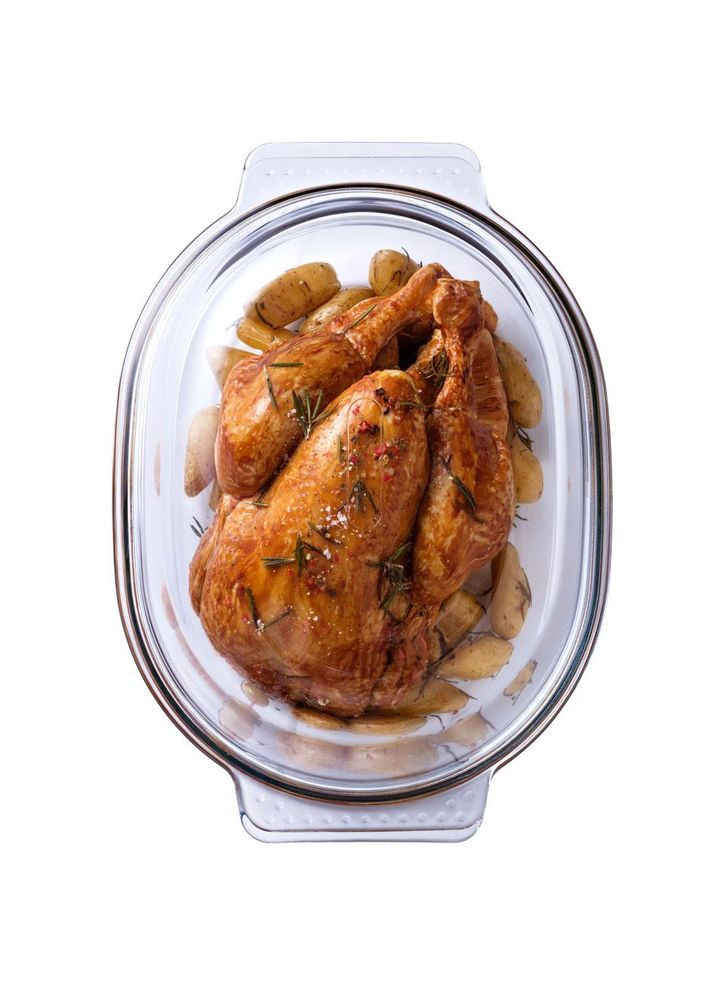 Кастрюля с/у кастрюля овал 4.4л+1.4л (460A000/7643) (7092313) Pyrex (360404389)