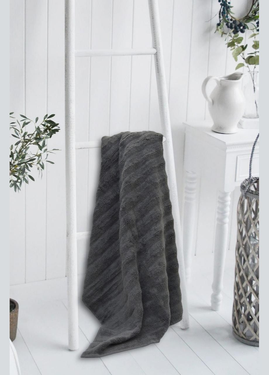 Рушник махровий ST-2 70х140 см. сірий Kayra сірий