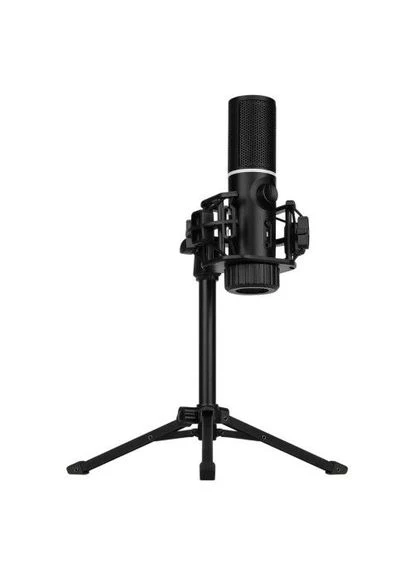 Мікрофон MIC TRIPOD,, USB, 16-bit / 48 кГц, шумозаглушення, RGB підсвічування, кардіоїдна діаграма, поп-фільтр, штатив та Streamplify (395348250)