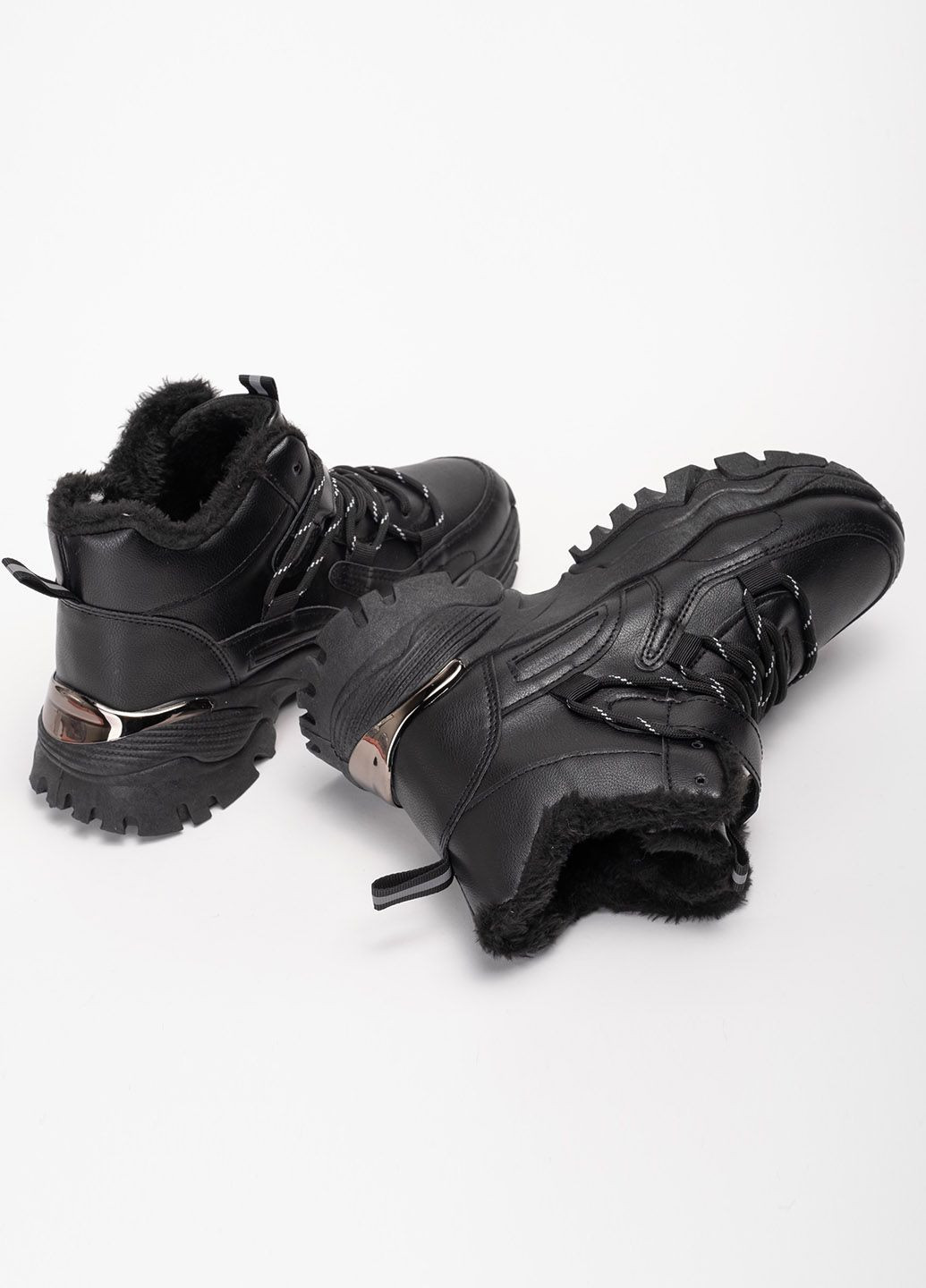 Чорні зимовий черевики жіночі 342236 Power
