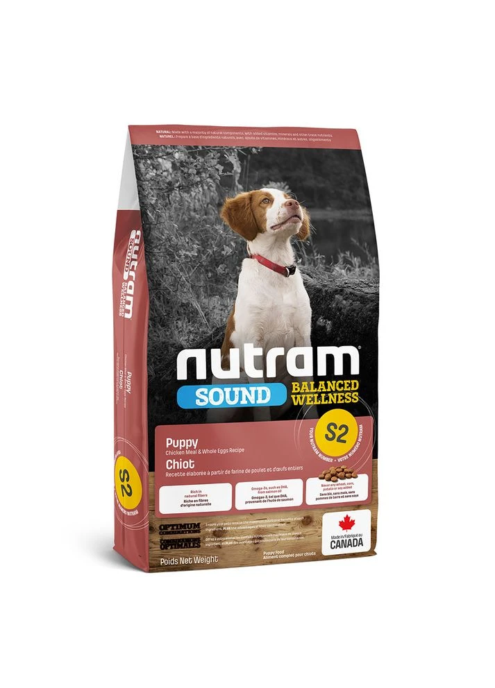 Корм S2 Sound Balanced Wellness Puppy сухий для цуценят з куркою та цільними яйцями 20 кг (2000000006512) Nutram (364787364)