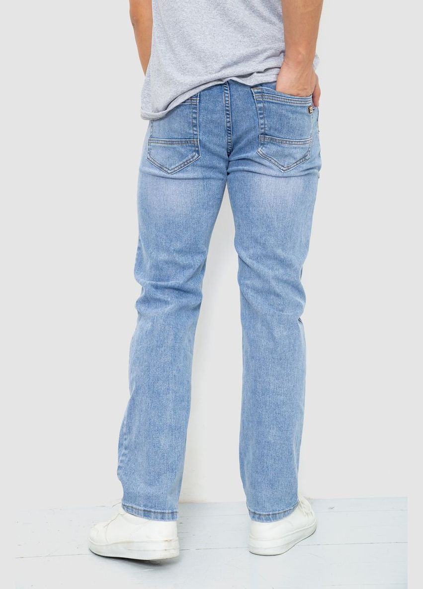 Голубые демисезонные джинсы мужские, цвет голубой, Ager