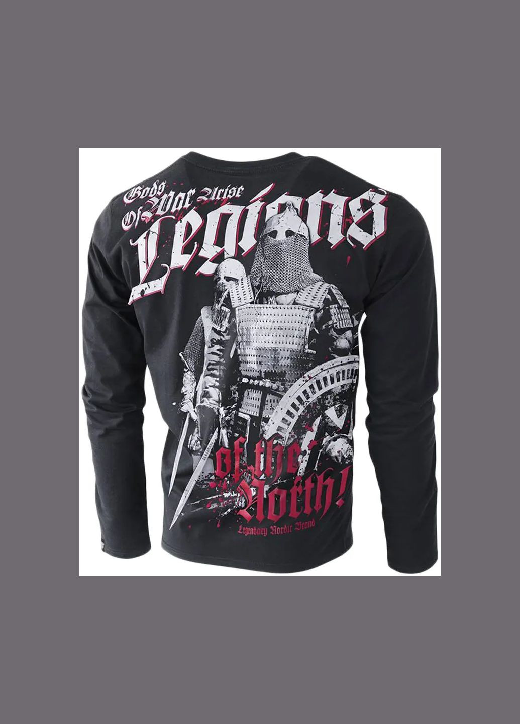 Черная лонгслив legions of the north ls222bk Dobermans Aggressive