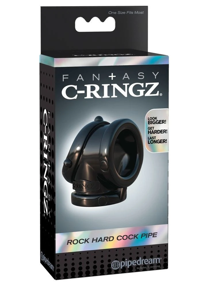 Подвійне рекційне кільце Fantasy C-Ringz — Rock Hard Cock Pipe Pipedream (383118586)