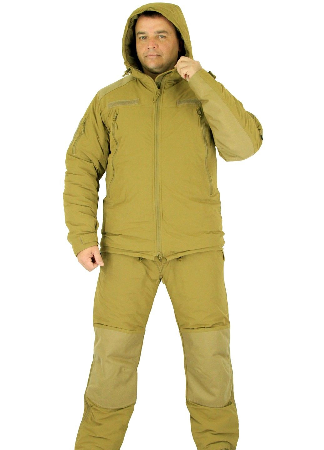 Комплект тактический зимний M-PATROL 4Wstretch coyote (куртка+штаны) M-GEAR