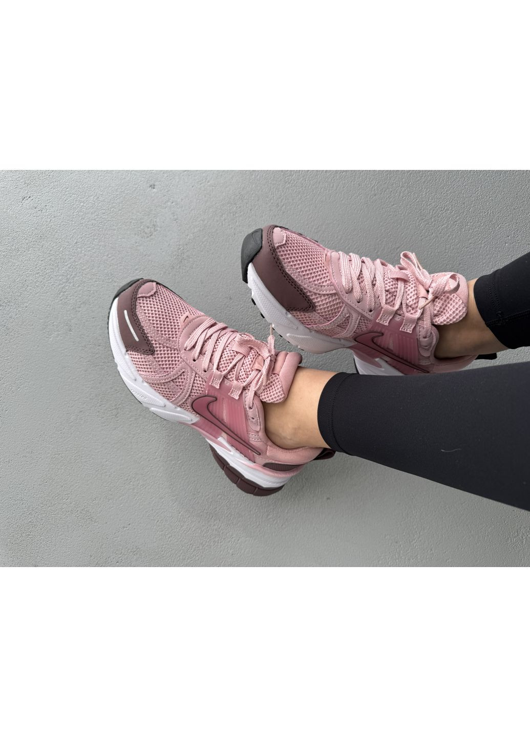 Кроссовки женские Nike V2K Runtekk Pink Bordo | Найк В2К Рантекк розовые No Brand розовые демисезоны (371770594)