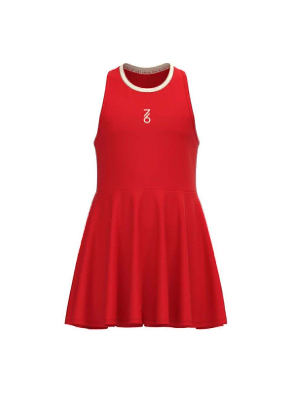 Красное детское платье 7/6 yana dress red alert красный Seven Six (302287713)