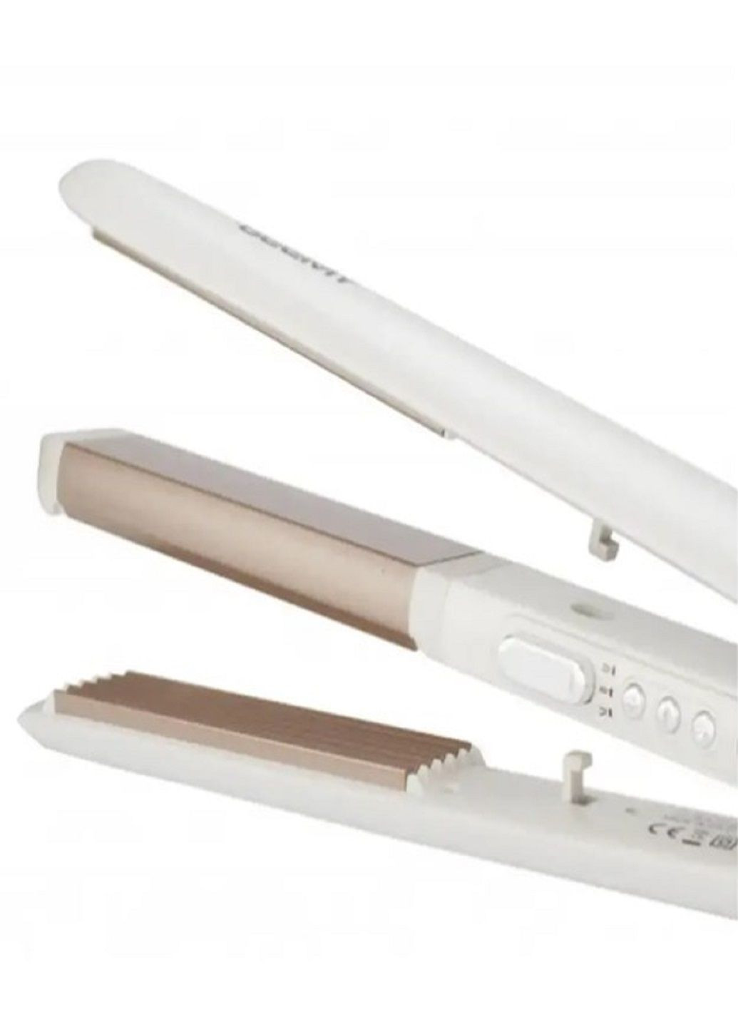 Стайлер гофре выпрямитель для волос из гофре GM-402 Белый Gemei (303217369)