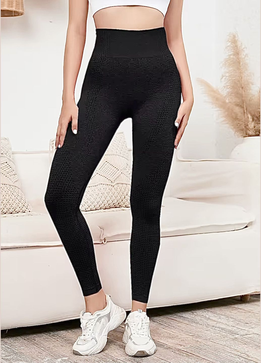 Спортивні легінси (лосини) без пуш-ап ефекту No Brand (323139434)