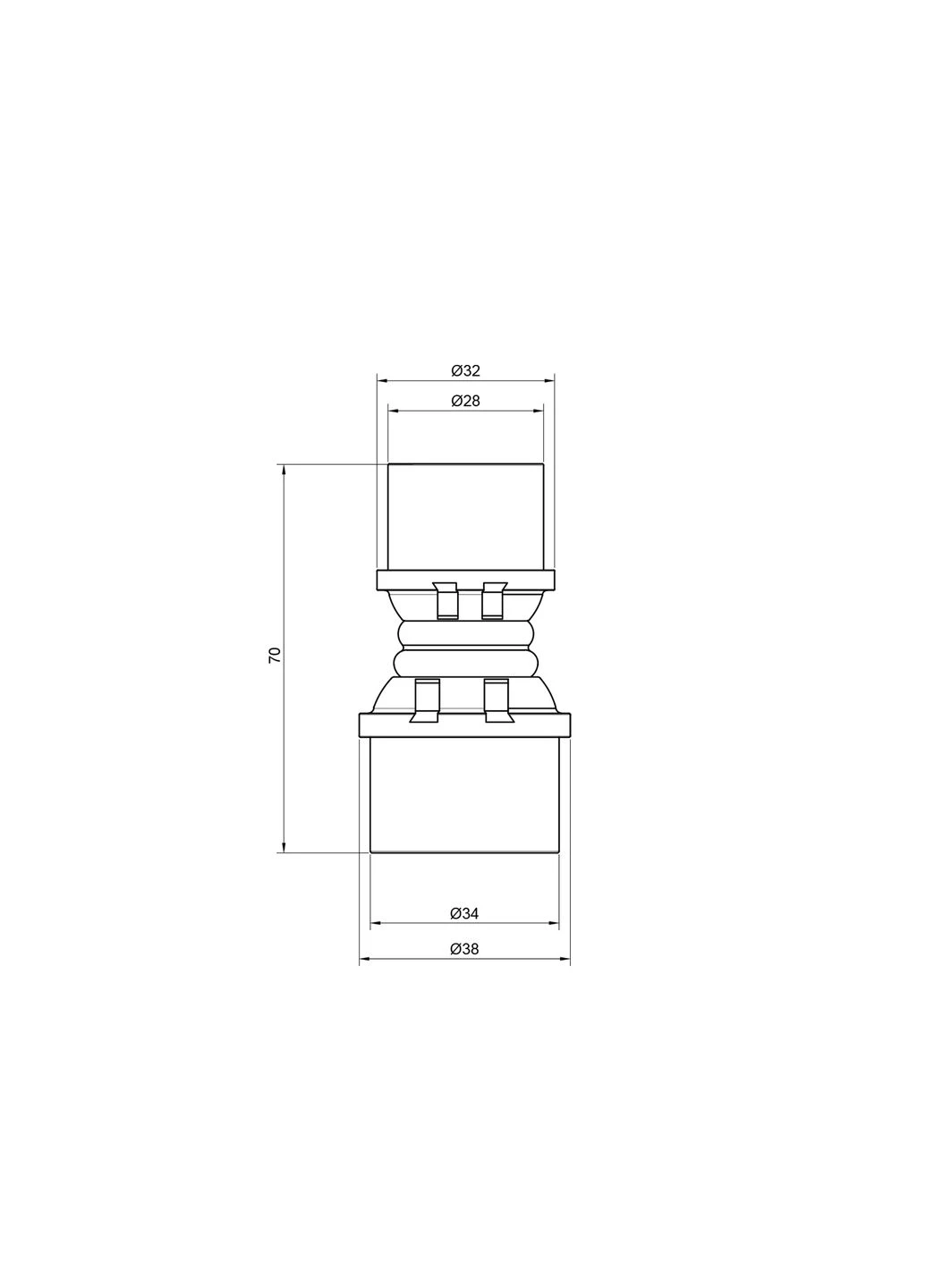 Муфта пресс 32х26 №400 Icma (400362821)