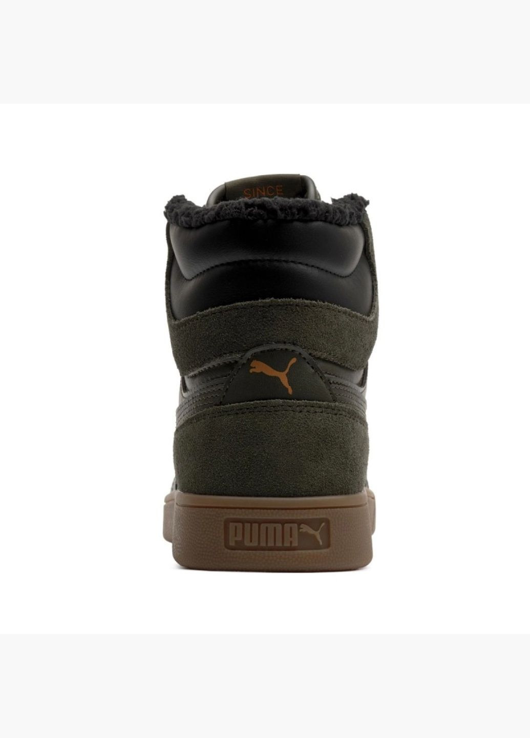 Зелені кросівки чоловічі shuffle mid fur green 387609-02 Puma