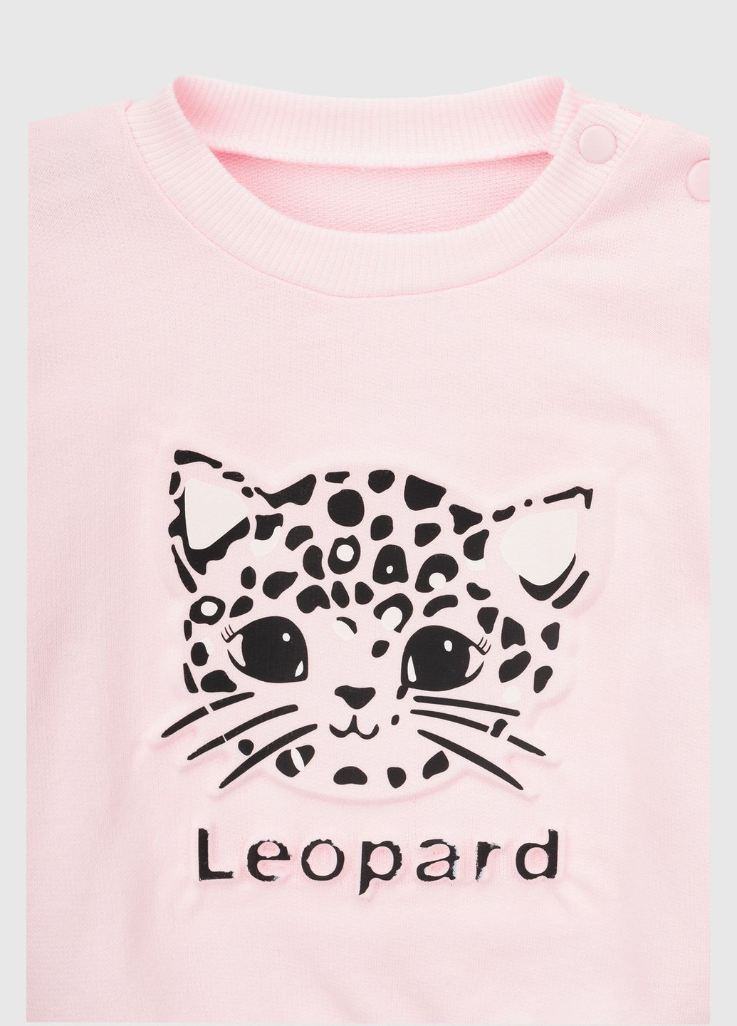 Розовый костюм (реглан+штаны) Mini papi