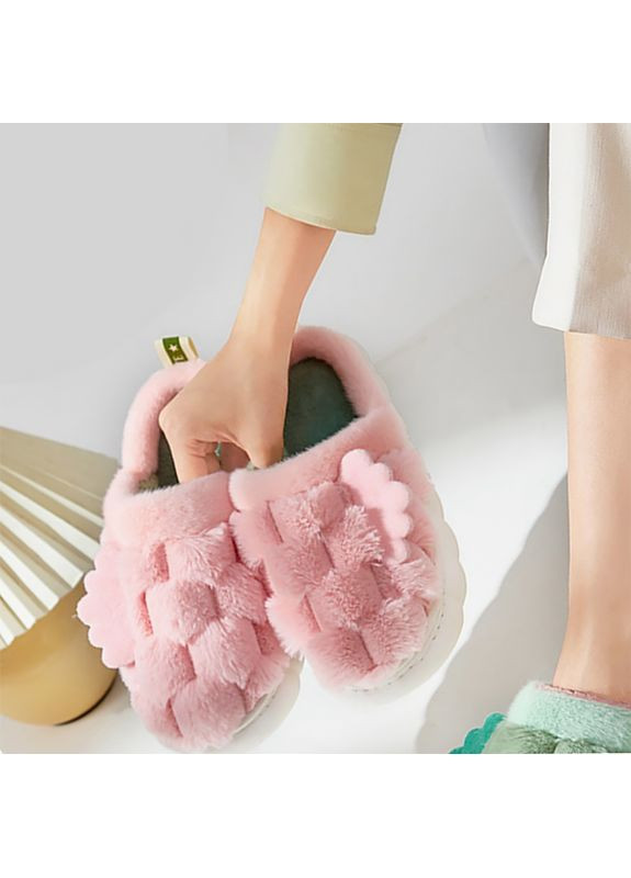 Домашні кімнатні капці з підігрівом USB та з крилами Pink Lesko (360455469)