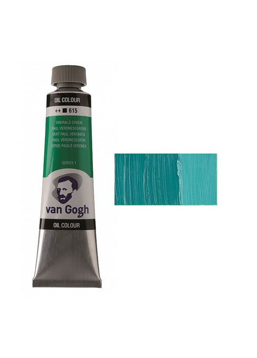 Краска масляная Royal Talens (615) Изумрудный 40 мл Van Gogh (347315537)