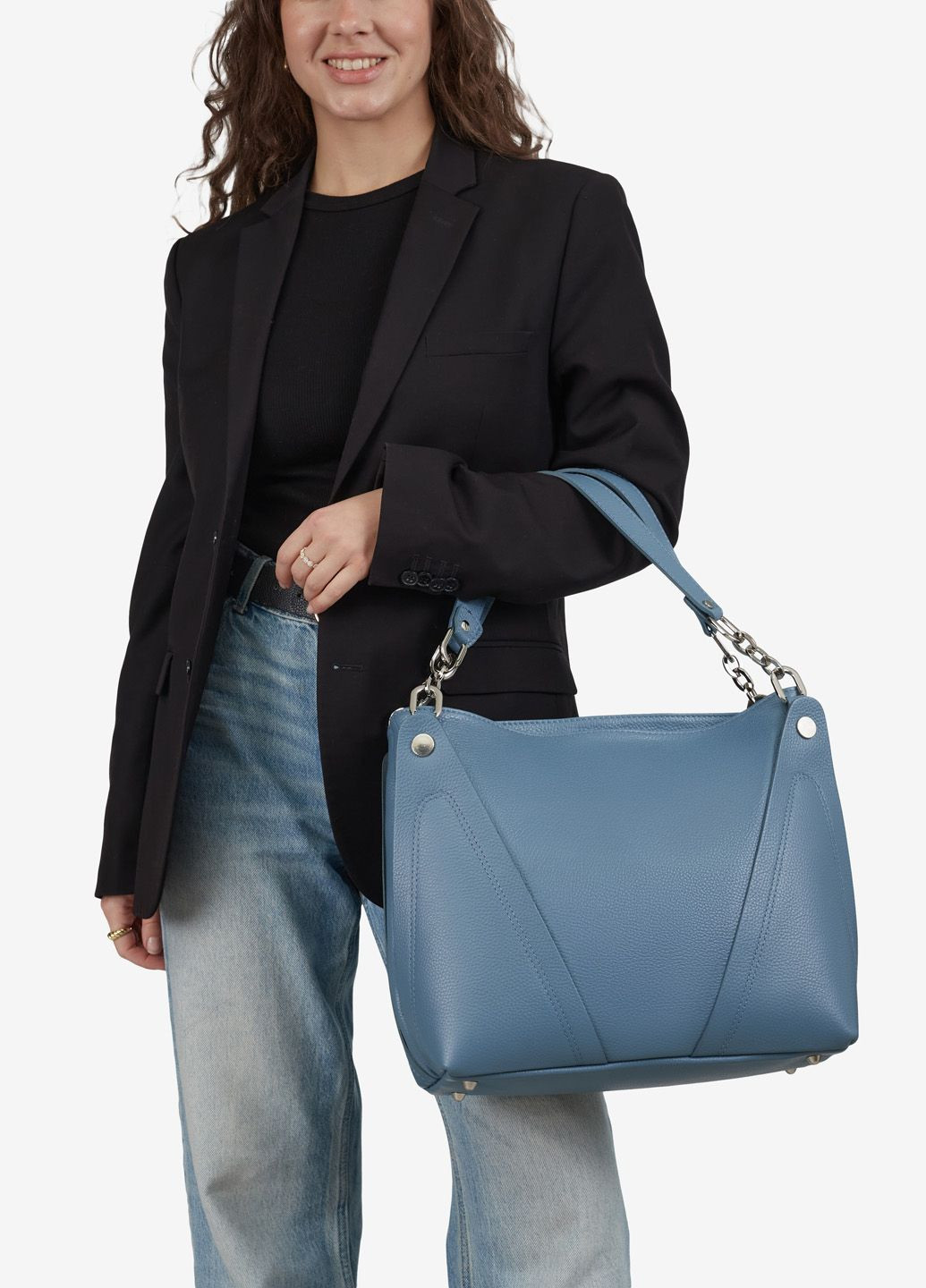 Сумка жіноча шкіряна шоппер велика Shopper Regina Notte (316710082)