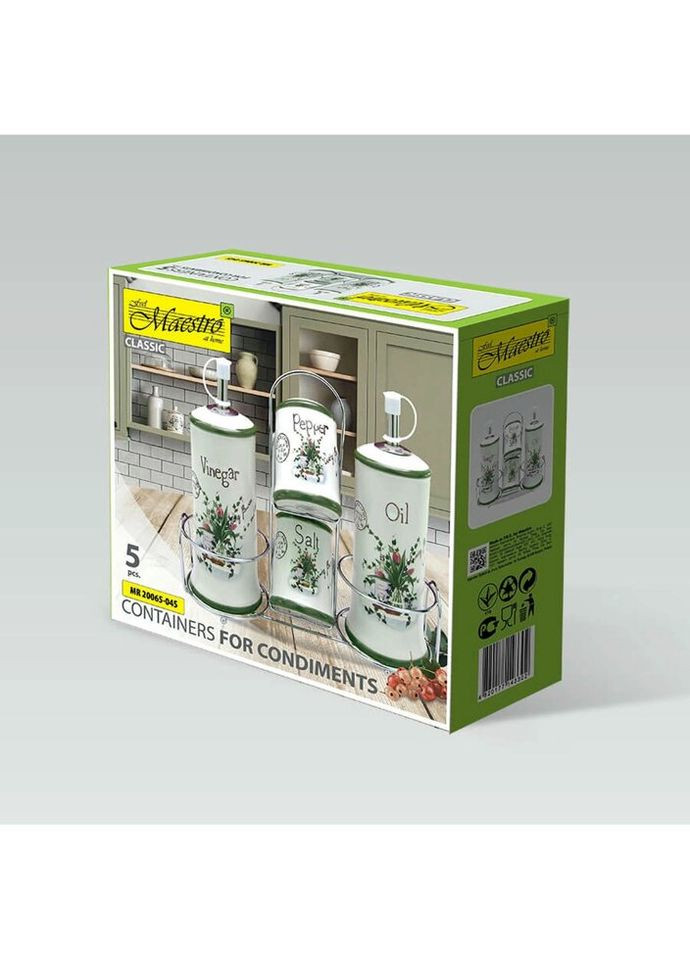 Набір для спецій MR-20065-04S 5 предметів Maestro (327609521)