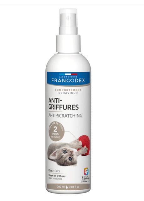 Спрей для захисту від дряпання для котів Anti-Scratch Kitten Spray 200 мл (3283021703212) FRANCODEX (362410020)