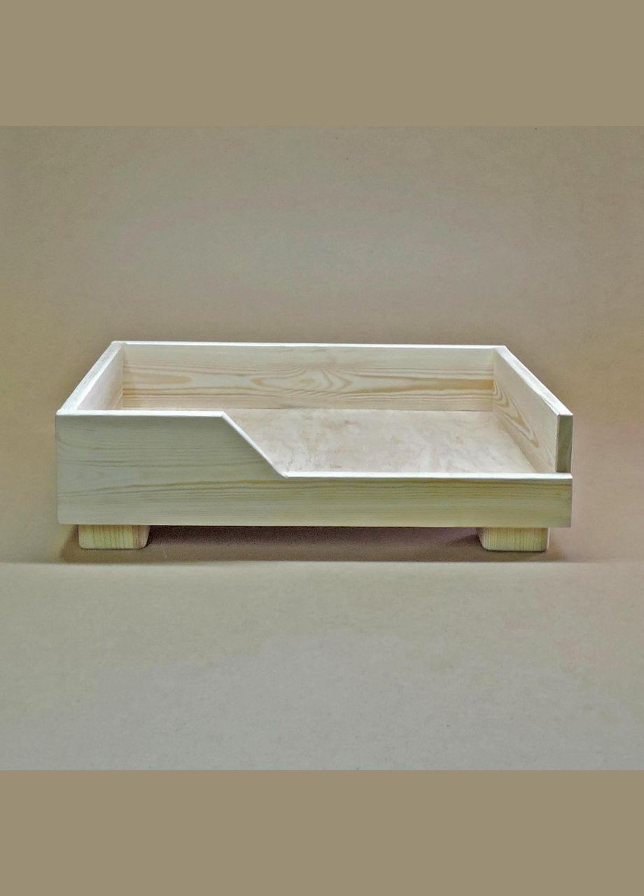 Лежак деревянный для собаки из дерева Дерби 40х50 бланже (ЛЖК-40500401) No Brand (328450218)