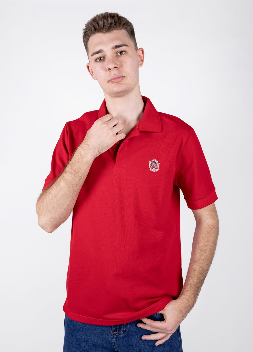 Червона поло чоловіче червоне 103638 Power