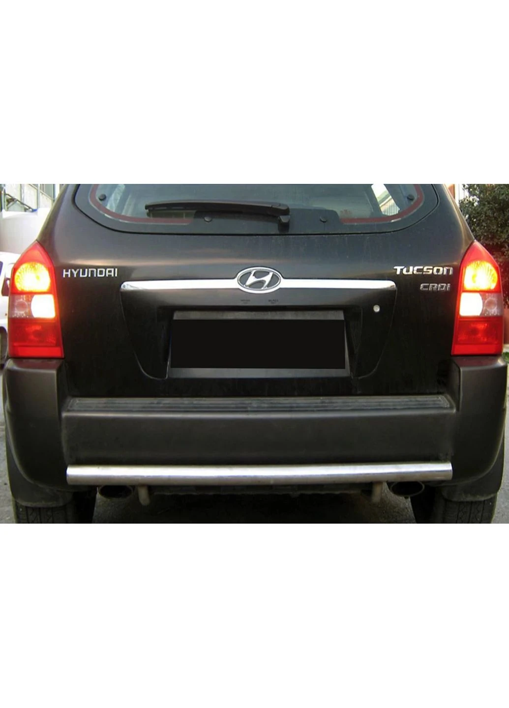 Задняя дуга AK002 (нерж.) для Hyundai Tucson JM 2004- гг. CAN (389059256)