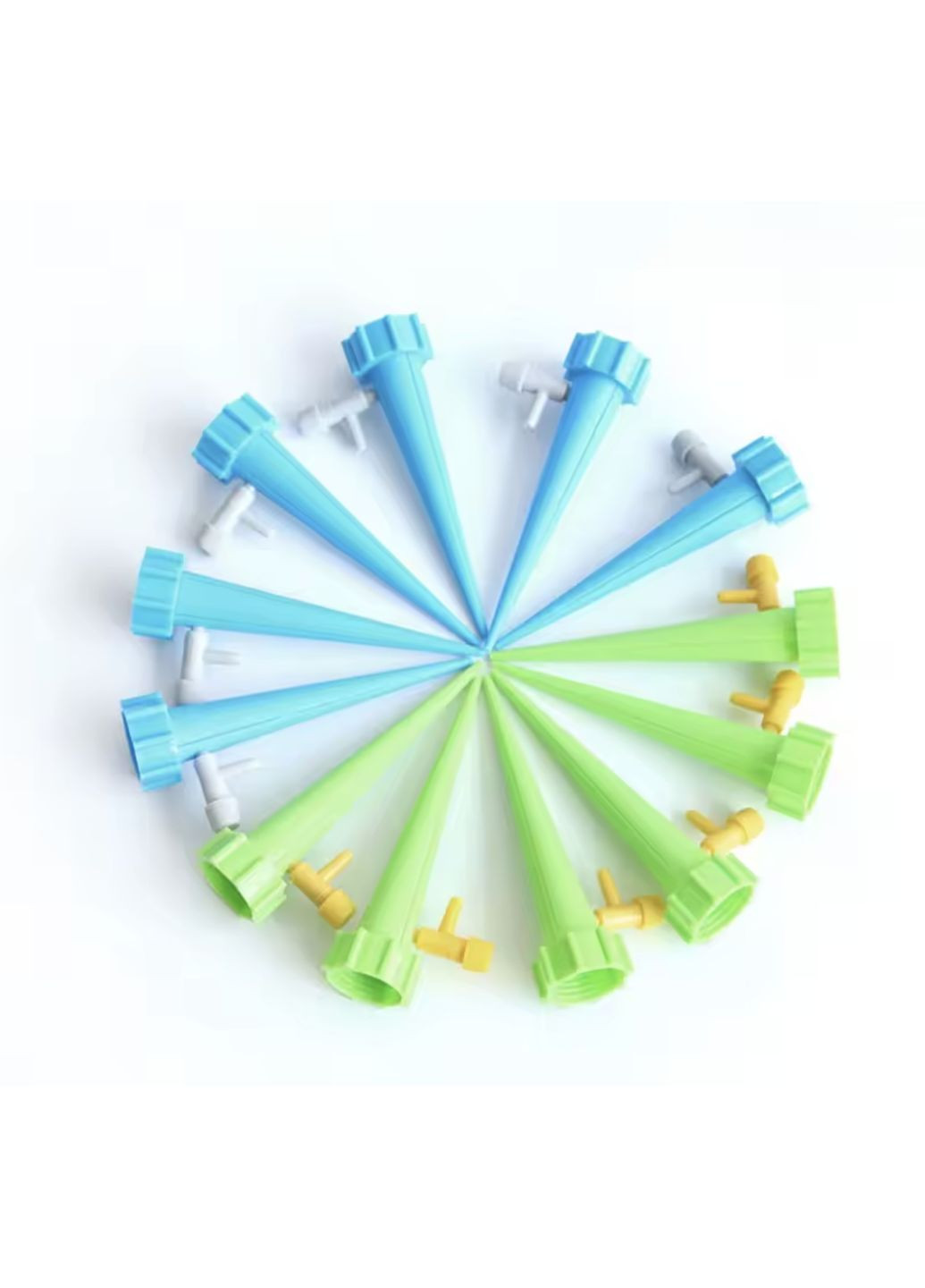 Набір автоматичного крапельного поливу, зрошення рослин, квітів, теплиць 12 штук No Brand (361441899)