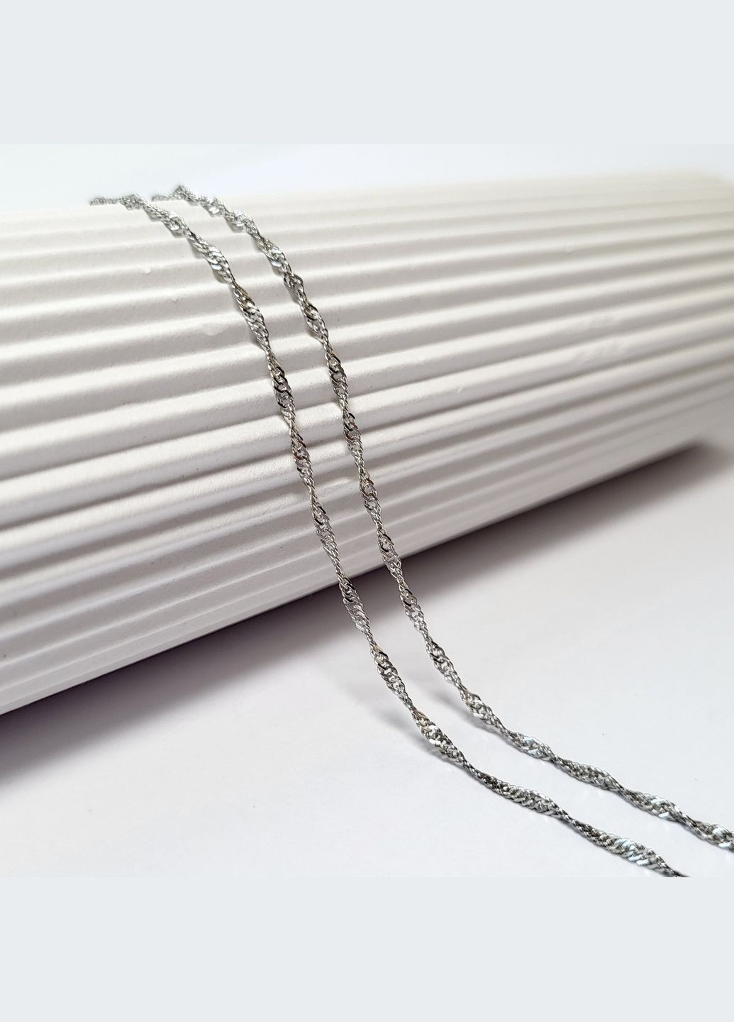 Срібна Цепочка Ланцюжок Сингапур см срібло 925 проби Родоване 1.70г 801р1/50 No Brand (306854542)