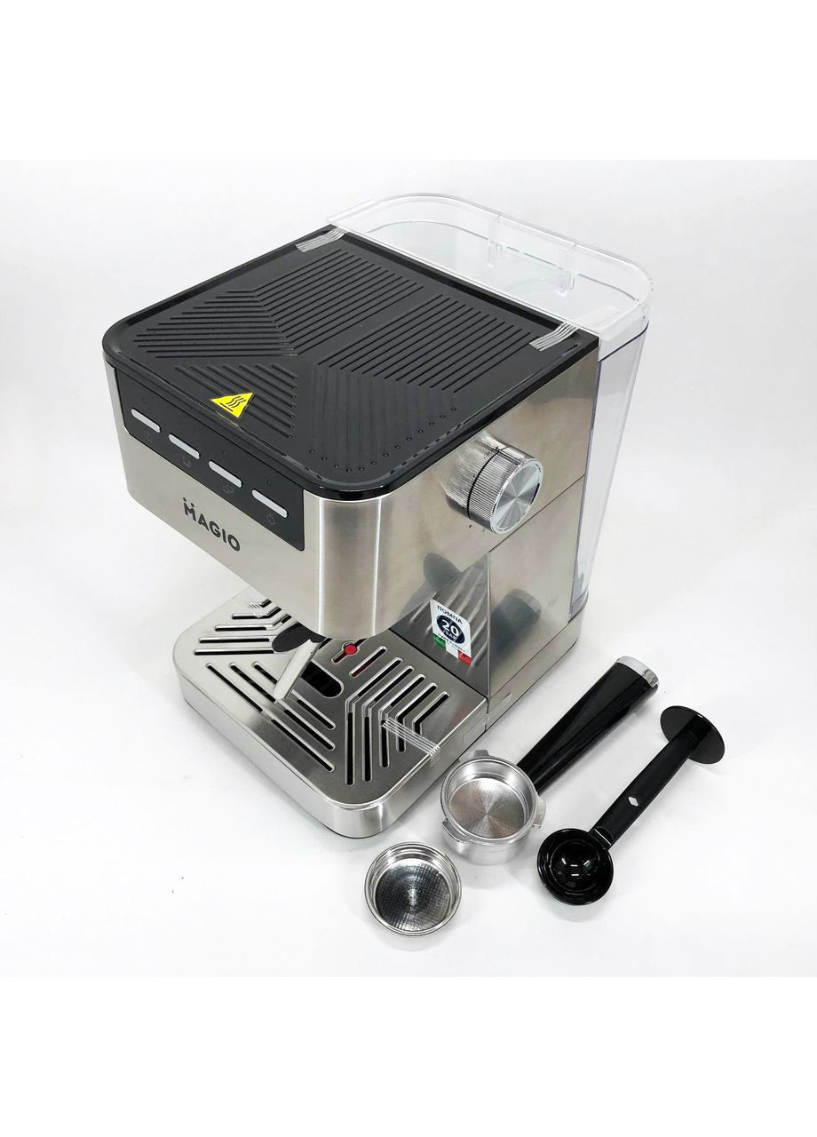 Кавоварка ріжкова MG-453 для еспресо і капучино, з капучинатором Magio (334009000)